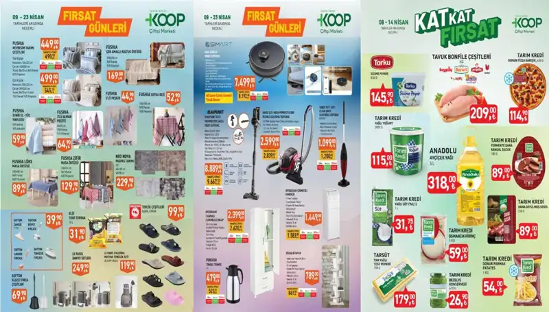 Tarım Kredi KOOP'ta 12-23 Nisan Aktüel İndirimler: Ekmeklikten Kitaplığa!