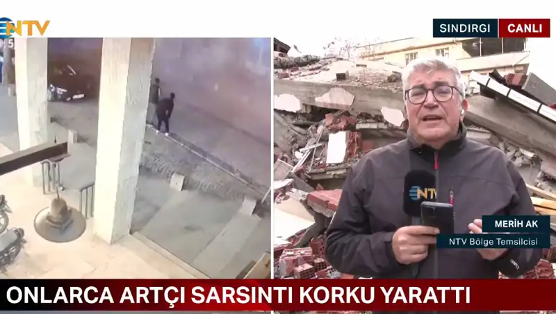 Balıkesir Sındırgı'da Depremi NTV Ekipleri Anlık Olarak Gözlemliyor