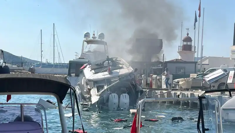 Bodrum'da Tekne Patlaması: Tatilciler Panik İçinde Yaralandı!