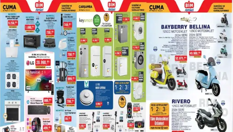 BİM 4-7 Mart 2025 Katalogunda Neler Var? Robot Süpürge ve Daha Fazlası!