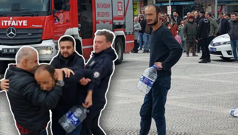 Mahalle Yolu İçin Kendini Yakacakken, Komşuları İhbar Etti!
