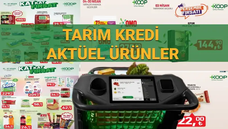 Tarım Kredi Marketleri'nde 4-7 Nisan Fırsatları: Kahvaltılıktan Temizlik Ürünlerine İndirimler