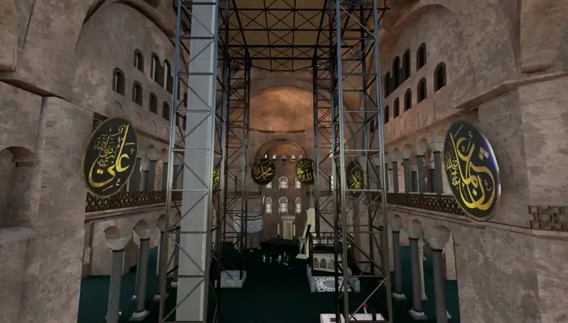 Ayasofya'da Tarihi Restorasyon: Geçmişle Gelecek Arasında Bir Bağ Kuruluyor
