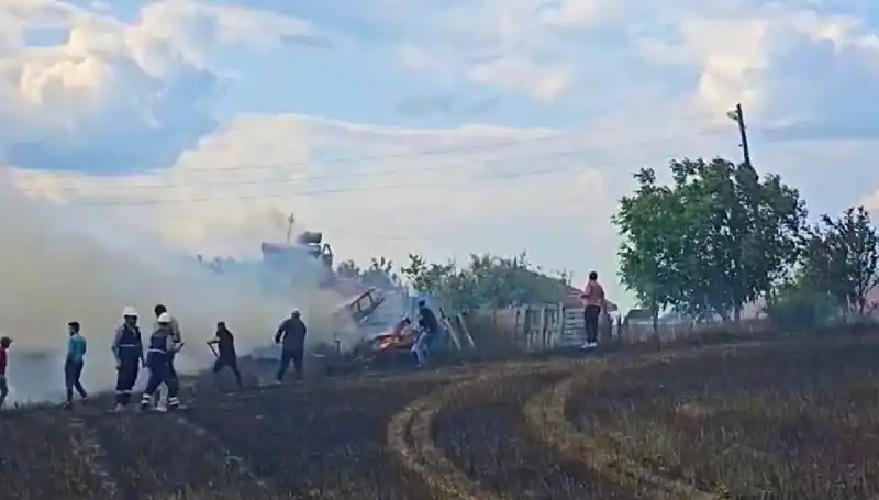 Tarlayı Kundaklayan Şüpheli, 4 Gün İçinde Yakalandı!