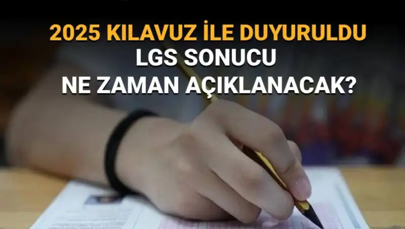 LGS 2025 Sonuçları İçin Heyecan Dorukta: MEB Açıklama Yaptı!