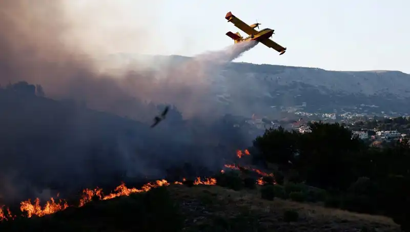 Sakız Adası'ndaki Orman Yangını Sonunda Kontrol Altına Alındı!