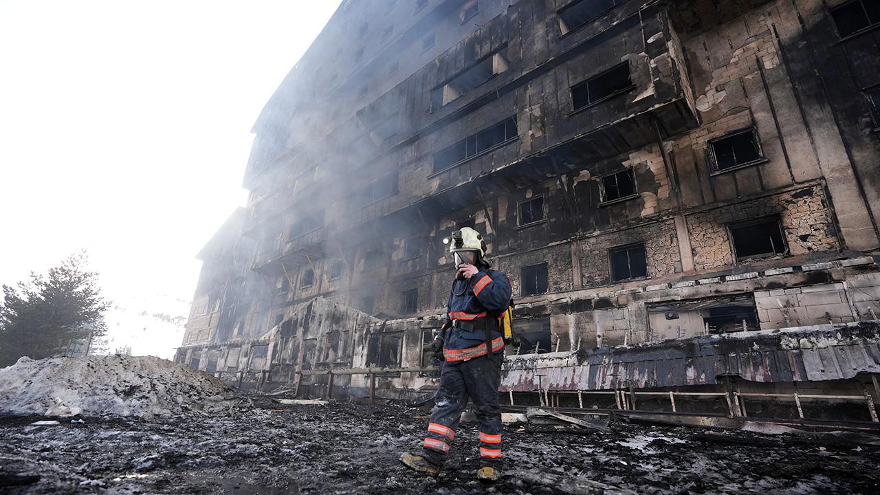 Kartalkaya'daki otel yangını hakkında itfaiye raporu açıklandı