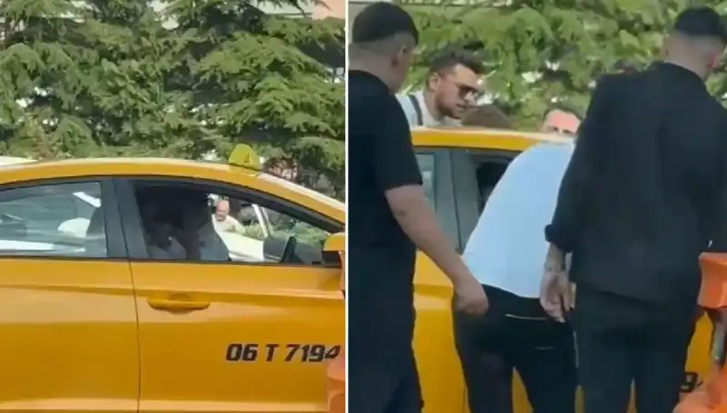 Trafikte Tartıştığı Taksi Şoförüne Yumruk Attı, Olay Ortalığı Karıştırdı