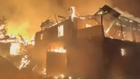 Çankırı’da Feci Yangın: Altı Ev ve Bir Ahır Kül Oldu