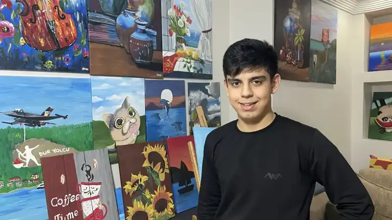 Otizmli Çocuk Ressam Okan’ın Engel Tanımayan Başarı Hikayesi