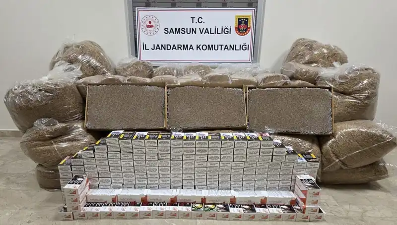 Samsun’da 1 Ton Kaçak Tütün Operasyonu: Kaçakçılara Ağır Darbe