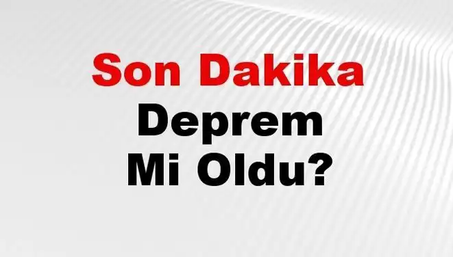 Hatay'da Son Dakika Deprem: Sarsıntıların Kaynağı Neresi?